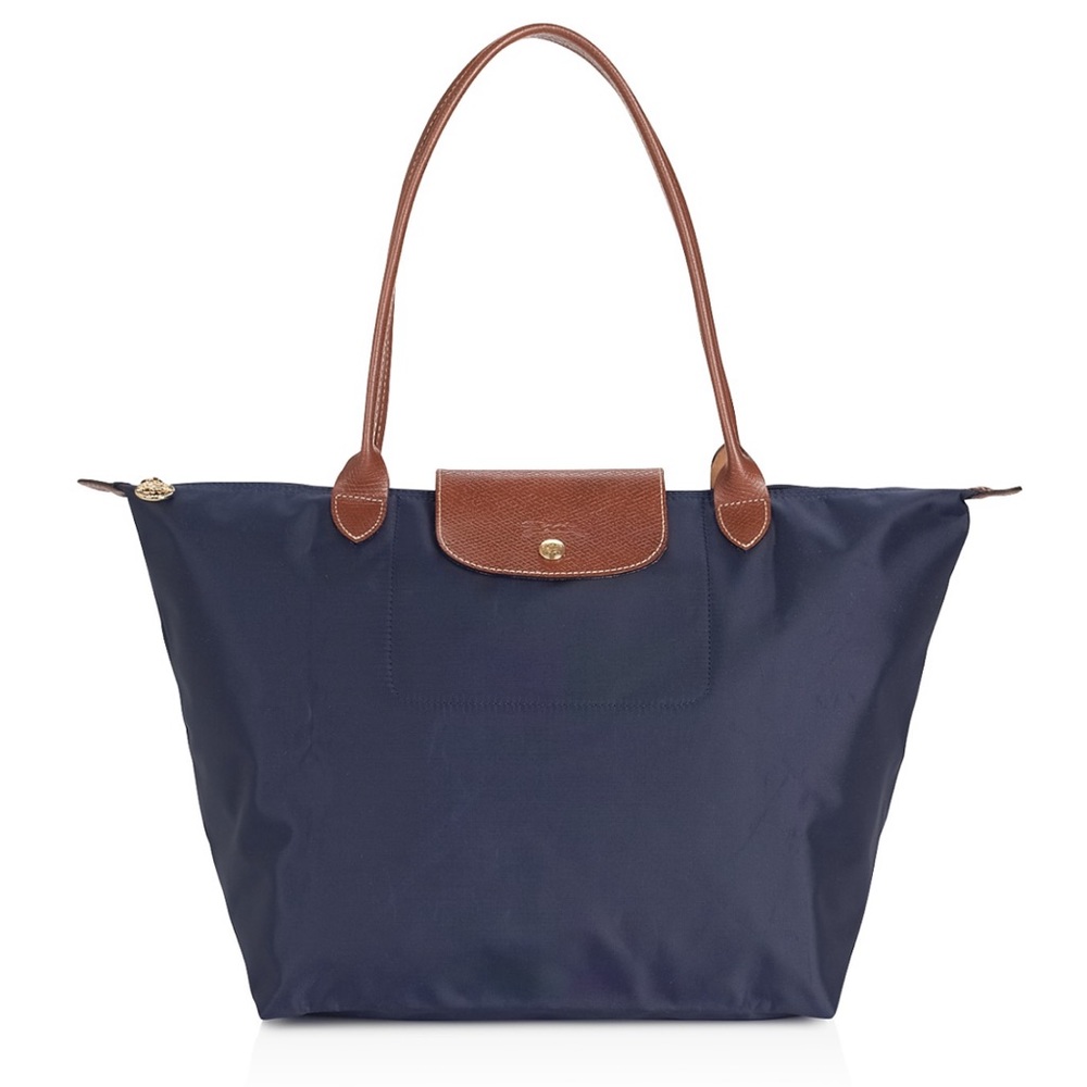 Navy Longchamp Tote Bag